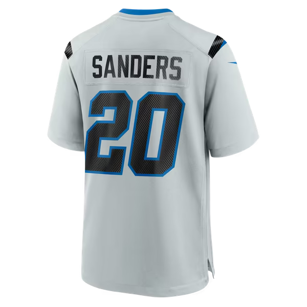 Barry Sanders Detroit Lions Official-Nike 2026 Rivalries Collection Game Jersey - Silver