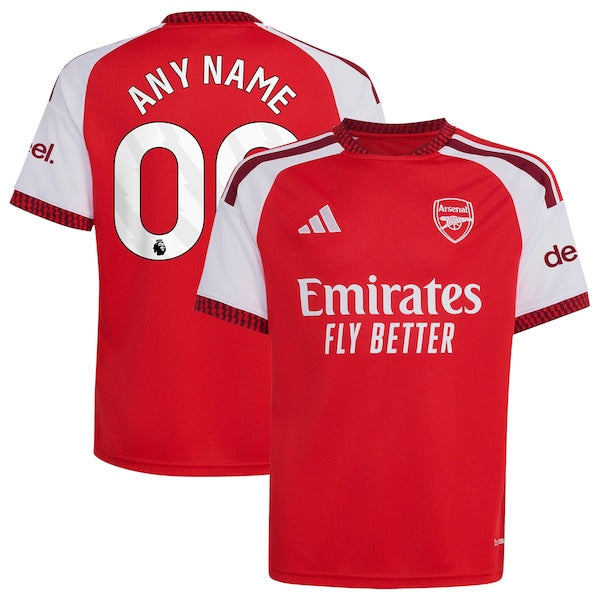Official-Adidas Arsenal 2026/27 Home Replica Custom Youth Jersey Red