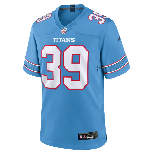 Melvin Smith Jr Tennessee Titans Official-Nike Team Game Jersey - Light Blue
