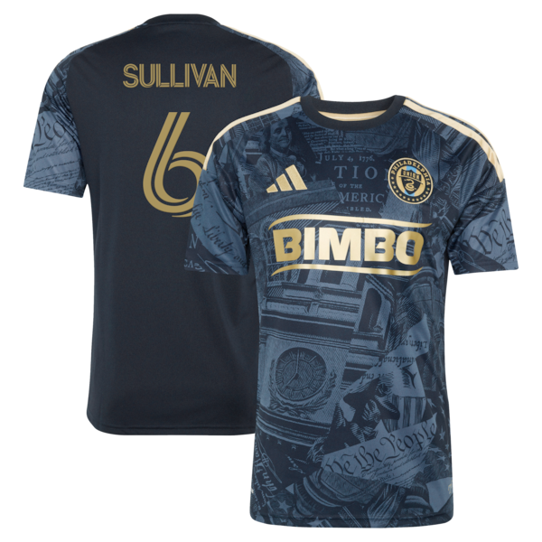 Official-Adidas Cavan Sullivan Philadelphia Union 2026 1776 Kit Replica Jersey Navy