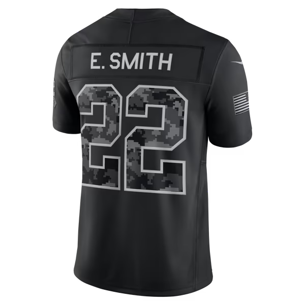 Emmitt Smith Dallas Cowboys Official-Nike 2026 Salute to Service Retired Player Stitched Limited Jersey - Black