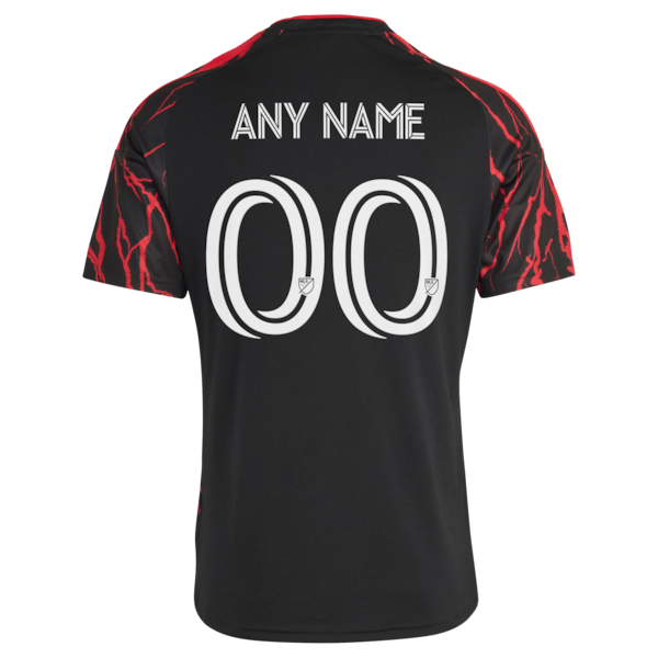 Official-Adidas New York Red Bulls 2026 The Rooted Kit Replica Custom Jersey Black