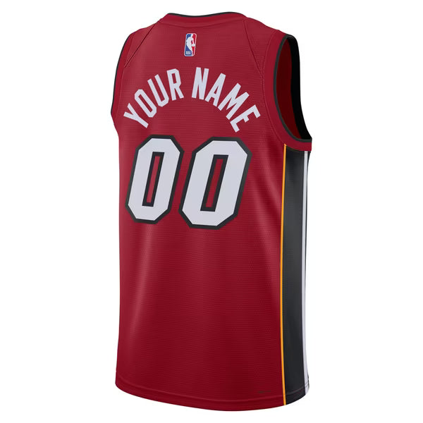 Teams Fans Shop Unisex Miami Heat Jordan Brand Statement Jersey Red