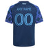 Official-Adidas Sporting Kansas City Youth 2026 The 18th & Vine Kit Replica Custom Jersey Blue