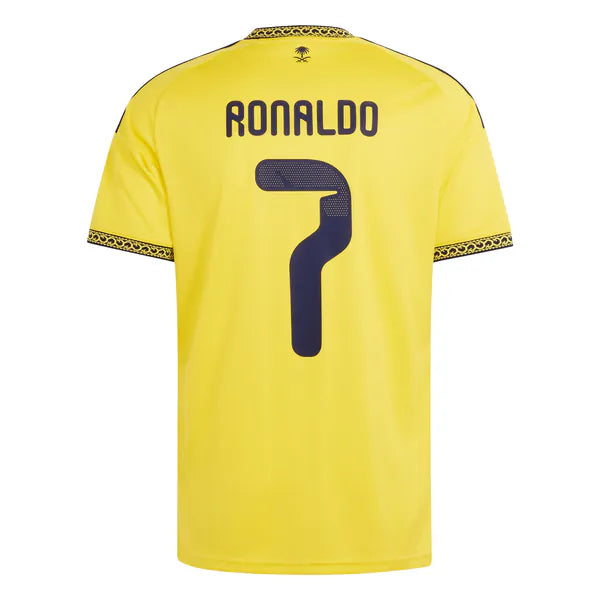 Cristiano Ronaldo Al-Nassr FC Official-Adidas 2026/27 Home Replica Jersey - Yellow