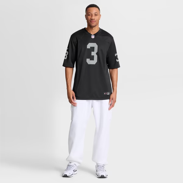 Taron Johnson Las Vegas Raiders Official-Nike Team Game Jersey - Black