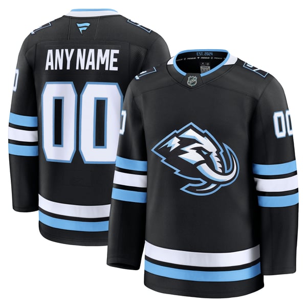 Teams Fans Shop Fanatics Utah Mammoth Home Premium Jersey - Black