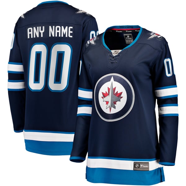 Teams Fans Shop Fanatics Women's Winnipeg Jets Home Breakaway Custom Jersey