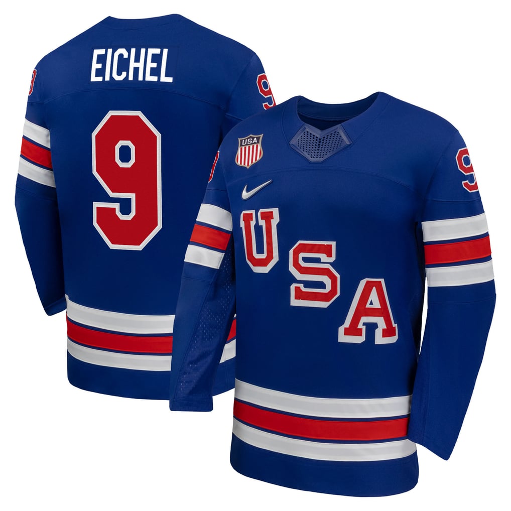 Teams Fans Shop Nike Jack Eichel USA Hockey 2026 Home Replica Jersey
