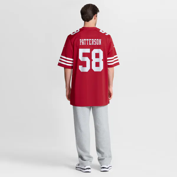 Jarrett Patterson San Francisco 49ers Official-Nike Team Game Jersey - Scarlet