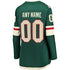 Teams Fans Shop Women's Fanatics Minnesota Wild Home Breakaway Custom Jersey Green