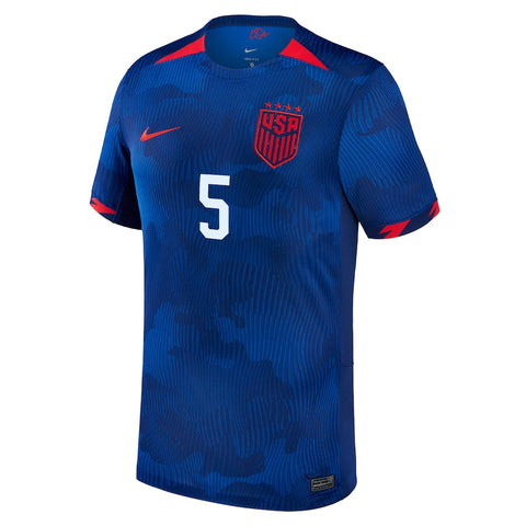 Kelley O'Hara USWNT Team 2023 Away  Player Jersey - Royal