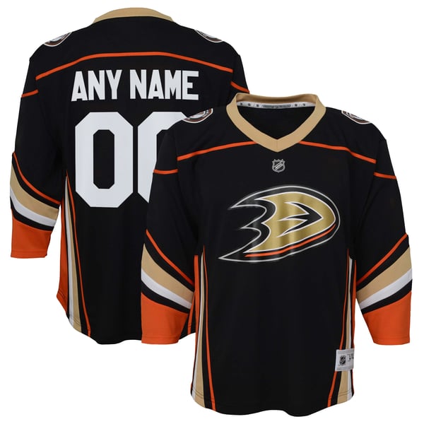 Teams Fans Shop Outerstuff Kids' Anaheim Ducks Home Replica Custom Jersey