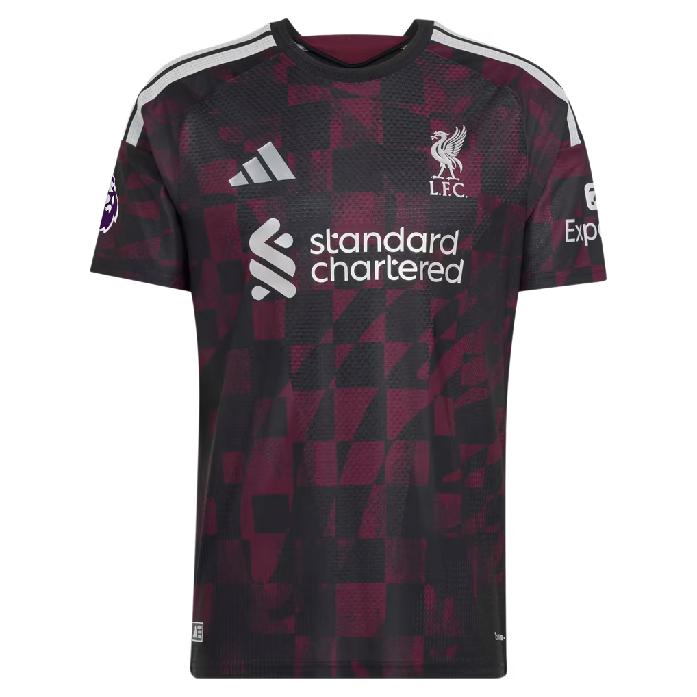 Liverpool Official-Adidas 2026/27 Third On-Field Authentic Custom Jersey - Black