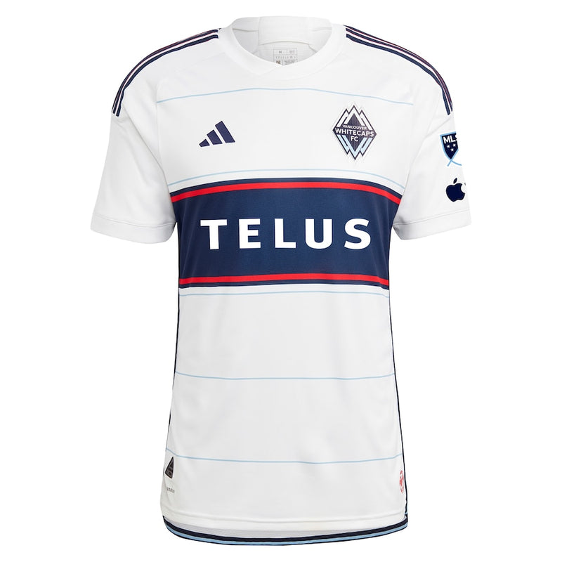 Samuel Adekugbe Vancouver Whitecaps FC adidas 2024 Bloodlines Authentic Player Jersey - White