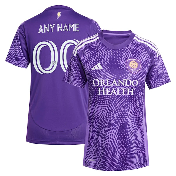 Official-Adidas Orlando City SC Women's 2025 Perfect Storm Replica Custom Jersey Purple
