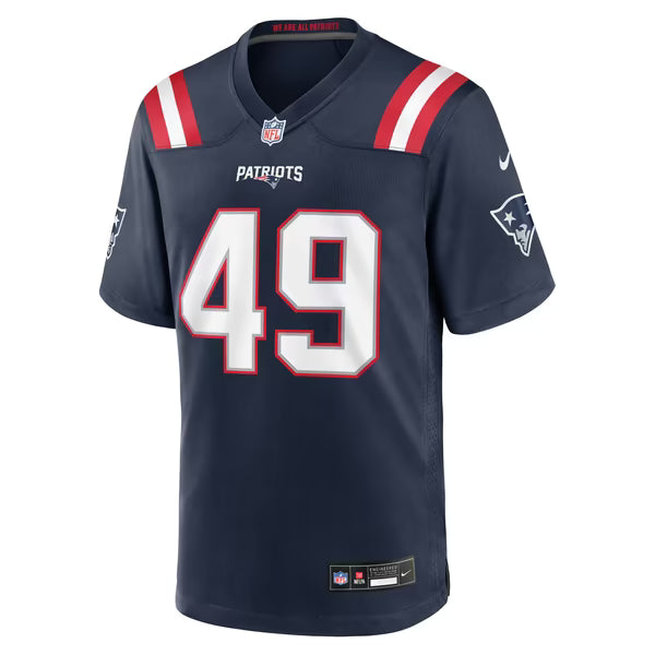 Chad Muma New England Patriots Official-Nike Team Game Jersey - Navy