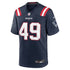 Chad Muma New England Patriots Official-Nike Team Game Jersey - Navy
