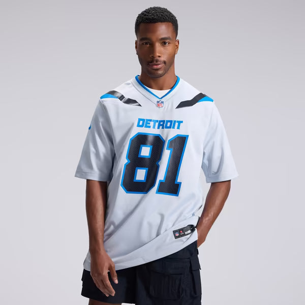 Calvin Johnson Detroit Lions Official-Nike 2026 Rivalries Collection Game Jersey - Silver