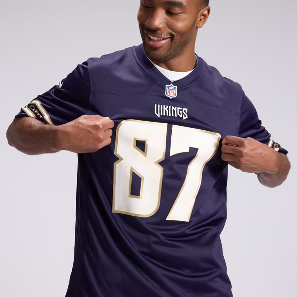 T.J. Hockenson Minnesota Vikings Official-Nike 2026 Rivalries Collection Game Jersey - Purple