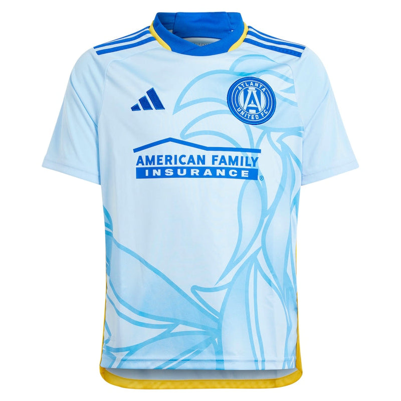 Atlanta United FC adidas  2024 The Resurgens Kit  Jersey - Light Blue