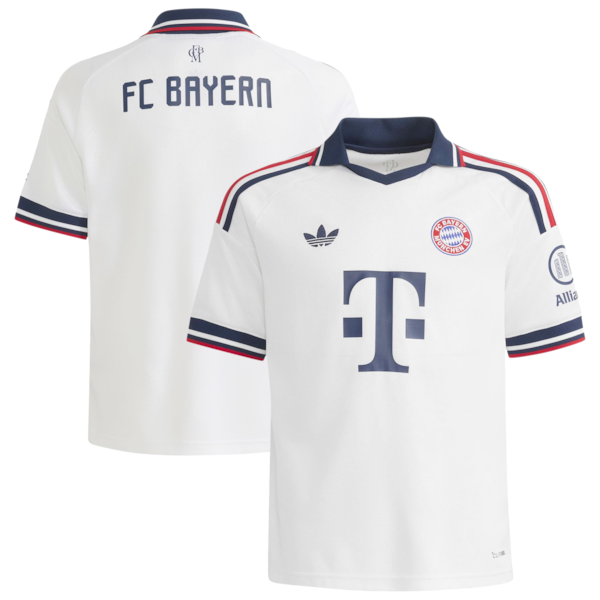 Bayern Munich Official-Adidas Youth 2026/27 Away Replica Jersey - White