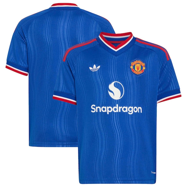 Manchester United Official-Adidas Youth 2026/27 Away Replica Jersey - Royal