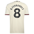 Bruno Fernandes Manchester United Official-Adidas 2026/27 Third Replica Jersey - Cream