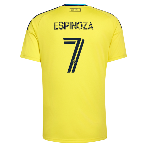 Official-Adidas Cristian Espinoza Nashville SC 2026 The Reverb Kit Replica Custom Jersey Yellow