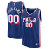 Teams Fans Shop Philadelphia 76ers Fanatics Fast Break Custom Jersey Icon Blue