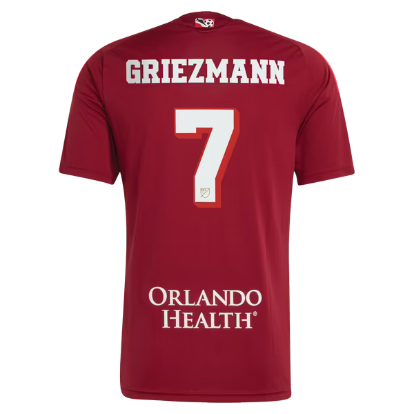 Antoine Griezmann Orlando City SC Official-Adidas 2026 Archive Replica Jersey - Red
