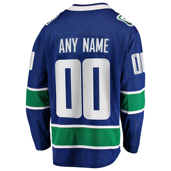 Teams Fans Shop Vancouver Canucks Fanatics Breakaway Home Jersey - Blue