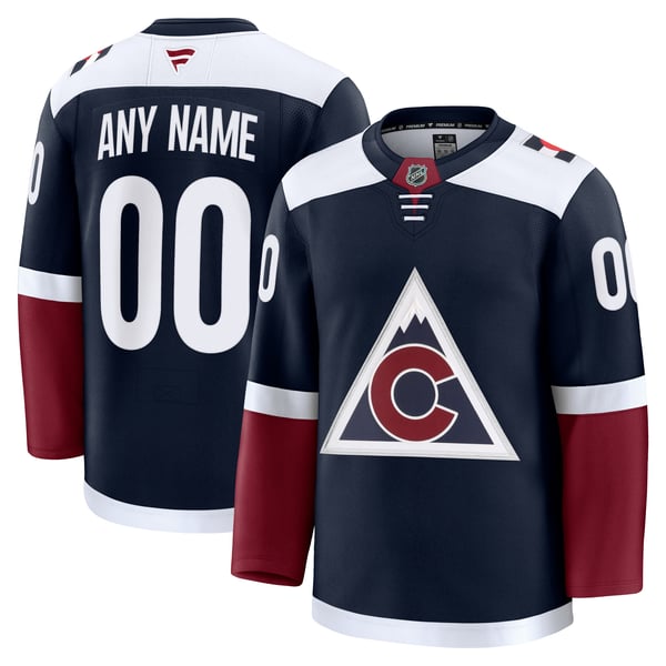Teams Fans Shop Fanatics Colorado Avalanche Alternate Premium Custom Jersey