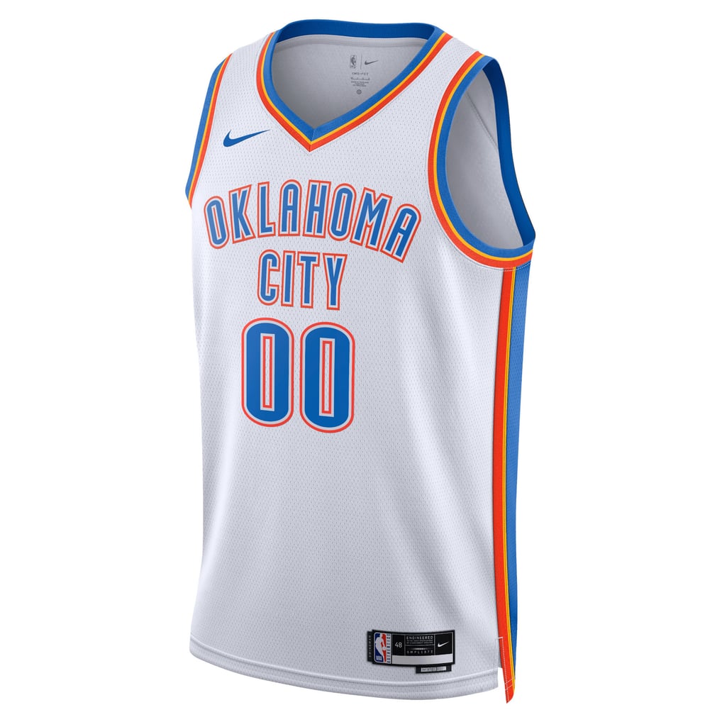 Teams Fans Shop Nike Unisex Oklahoma City Thunder Swingman Custom Jersey White