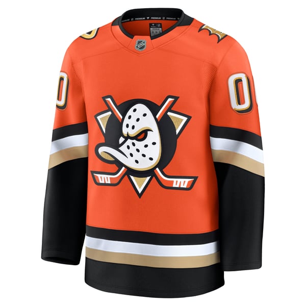 Teams Fans Shop Anaheim Ducks Fanatics Home Premium Jersey Orange