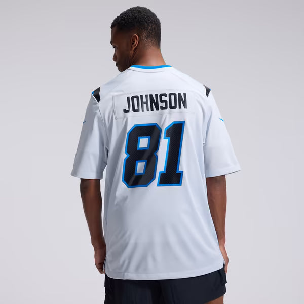 Calvin Johnson Detroit Lions Official-Nike 2026 Rivalries Collection Game Jersey - Silver
