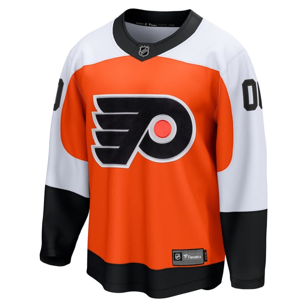 Teams Fans Shop Philadelphia Flyers Fanatics Home Breakaway Custom Jersey Orange