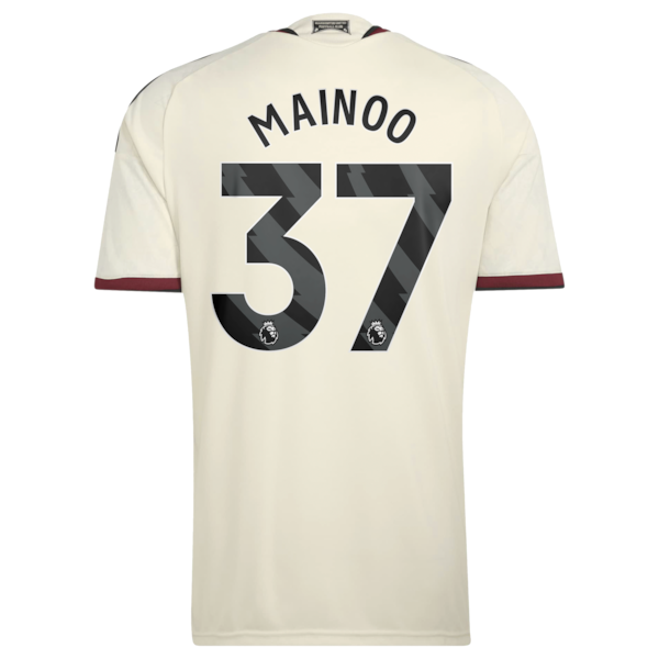 Kobbie Mainoo Manchester United Official-Adidas 2026/27 Third Replica Jersey - Cream