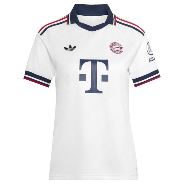 Jamal Musiala Bayern Munich Official-Adidas Women's 2026/27 Away Replica Jersey - White