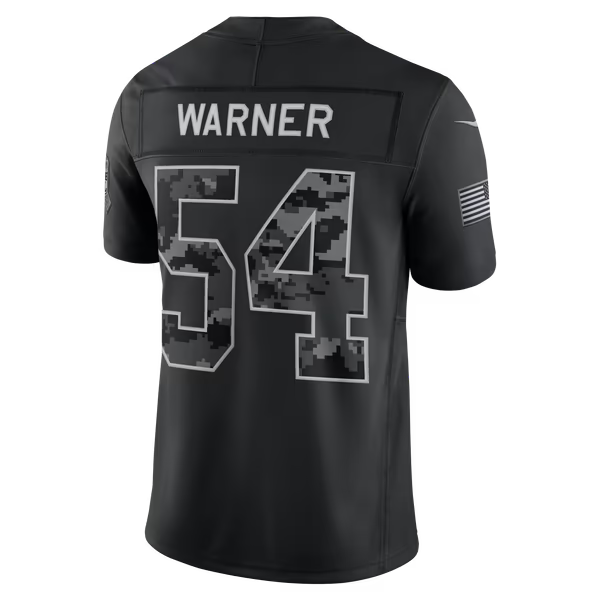 Fred Warner San Francisco 49ers Official-Nike 2026 Salute to Service Stitched Limited Jersey - Black