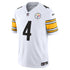 DK Metcalf Pittsburgh Steelers Official-Nike Vapor F.U.S.E. Stitched Limited Jersey - White