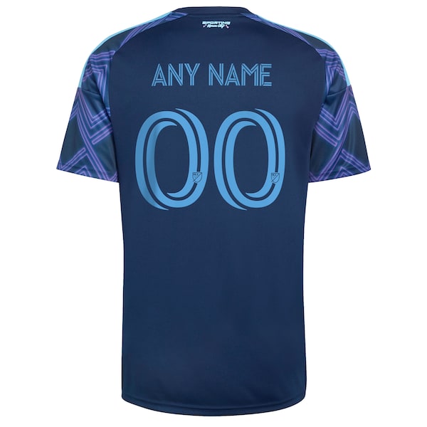 Official-Adidas Sporting Kansas City 2026 The 18th & Vine Kit Replica Custom Jersey Blue