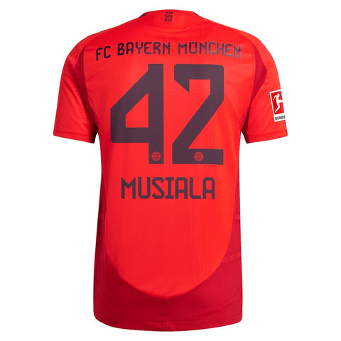 Jamal Musiala Bayern Munich adidas 2024/25 Home Authentic Player Jersey - Red