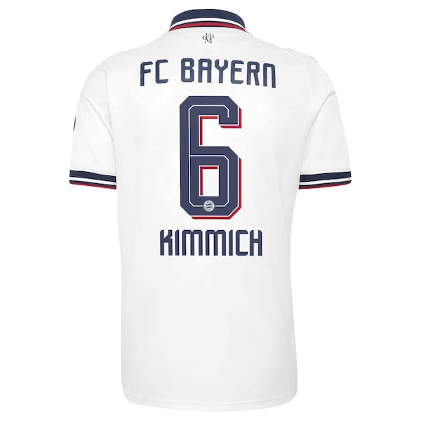 Joshua Kimmich Bayern Munich Official-Adidas 2026/27 Away Replica Jersey - White