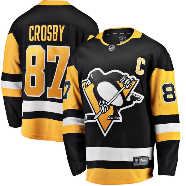 Teams Fans Shop Sidney Crosby Pittsburgh Penguins Fanatics Captain Home Jersey