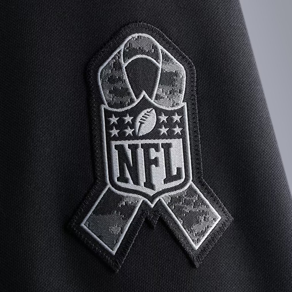 Justin Jefferson Minnesota Vikings Official-Nike 2026 Salute to Service Stitched Limited Jersey - Black