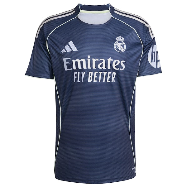 Official-Adidas Real Madrid 2025/26 Away Replica Custom Jersey Blue