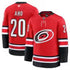 Teams Fans Shop Fanatics Sebastian Aho Carolina Hurricanes Home Jersey