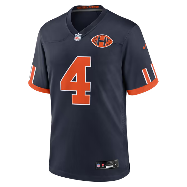 D'Andre Swift Chicago Bears Official-Nike 2026 Rivalries Collection Game Jersey - Navy