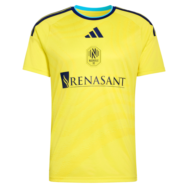 Official-Adidas Cristian Espinoza Nashville SC 2026 The Reverb Kit Replica Custom Jersey Yellow